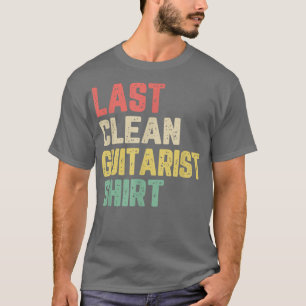 Funny Guitarist Vintage Retro Musician Guitar Love T-Shirt