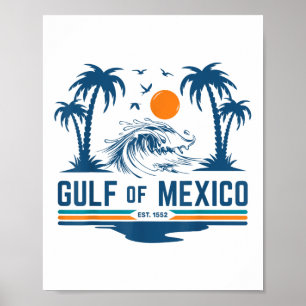 Funny Gulf Of Mexico Gulf Of Usa America 2025 Poster