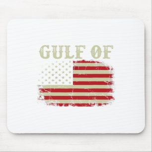 Funny Gulf Of United States Of America Flag 1 Mouse Pad