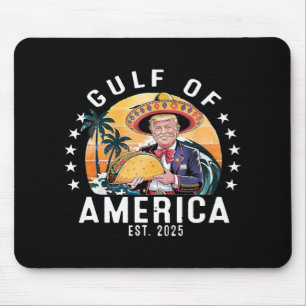 Funny Gulf Of Us.america Est 2025 President Trump  Mouse Pad