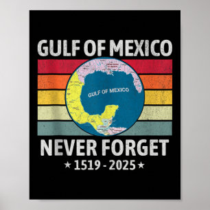 Funny Gulf Of Usa America Gulf Of Mexico Never For Poster