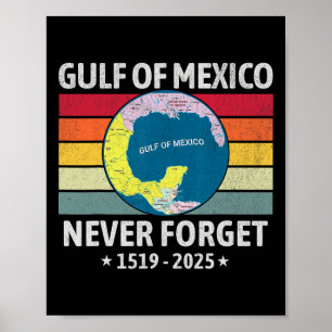 Funny Gulf Of Usa America Gulf Of Mexico Never For Poster