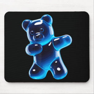 Funny Gummy Bear Art For Men Women Kids Candy Bear Mouse Pad