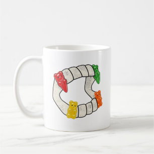 Funny Gummy Bear Teeth Coffee Mug