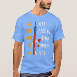 Funny Gun Rifle USA Offensive Humour Patriotic  T-Shirt