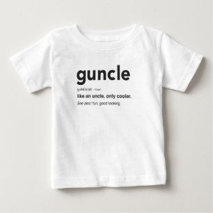 Funny Guncle Definition Print Baby T-Shirt