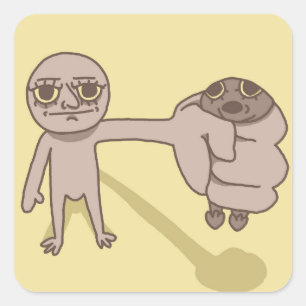 Funny Guy Frustrated Sticker