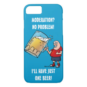 Funny Guy With Just One BIG Beer Case-Mate iPhone Case