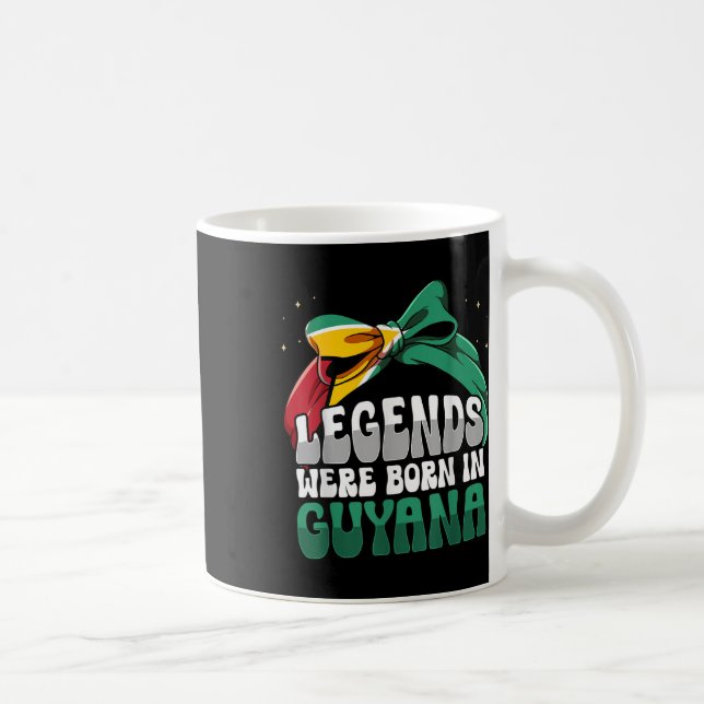 Funny Guyanese Flag Guyana  Coffee Mug (Right)
