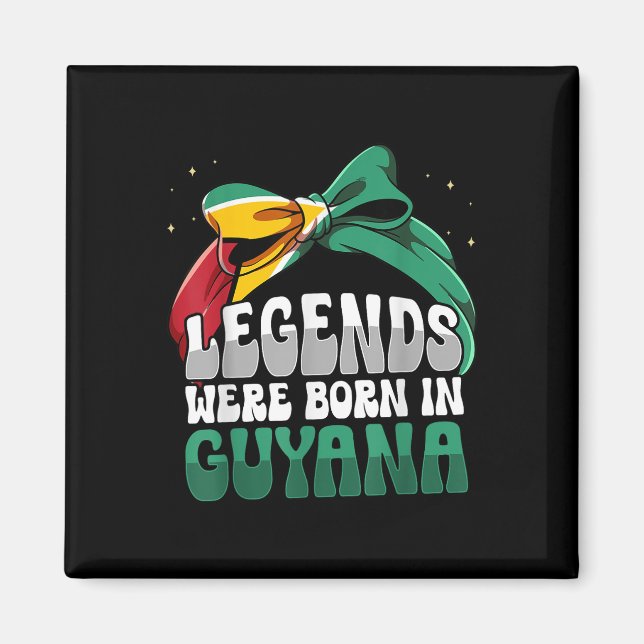 Funny Guyanese Flag Guyana  Magnet (Front)