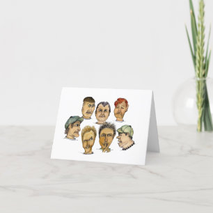 Funny Guys and the Gang's All Here Card
