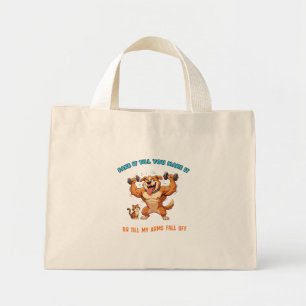 Funny Gym Dog Fake It Till You Make It Tote Bag