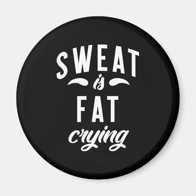 Funny Gym Fitness Weight Loss Encouragement Birthd Magnet (Front)