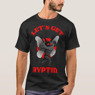 Funny Gym Mothman Shirt Cryptid Let's Get Ryptid G