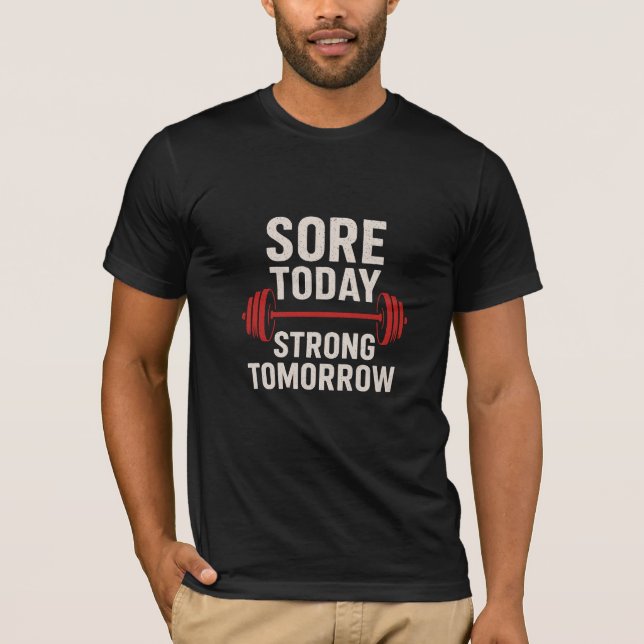 "Funny Gym Motivation T-Shirt (Front)