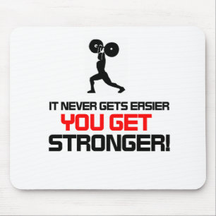 Funny Gym quote design Mouse Pad