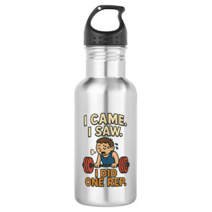 Funny Gym Quote Water Bottle