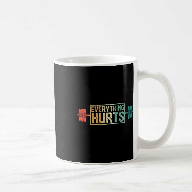 Funny Gym Workout Athlete Personal Trainer Everyth Coffee Mug (Right)