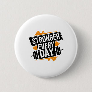 Funny Gym Workout Fitness Bodybuilding Sports Weig 6 Cm Round Badge