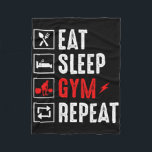 Funny Gym Workout Fitness Bodybuilding Sports Weig Fleece Blanket<br><div class="desc">Funny Gym Workout Fitness Bodybuilding Sports Weightlifters</div>