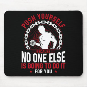 Funny Gym Workout Fitness Bodybuilding Sports Weig Mouse Pad