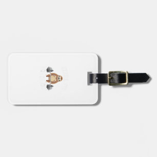 Funny Gym Workout Kinda Fit Sorta Fat Sloth T-Shir Luggage Tag
