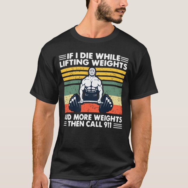 Funny gym workout shirt (Front)
