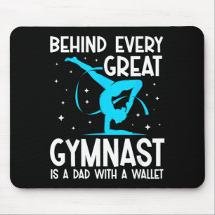 Funny Gymnastics Dad Mouse Pad