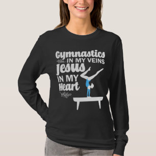 Funny Gymnastics Design For Men Women Gymnast Jesu T-Shirt