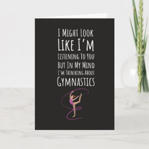 Funny Gymnasts Cards Sports Gymnastics Friend