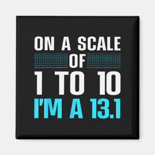 Funny Half Marathon Art For Men Women 13.1 Maratho Magnet