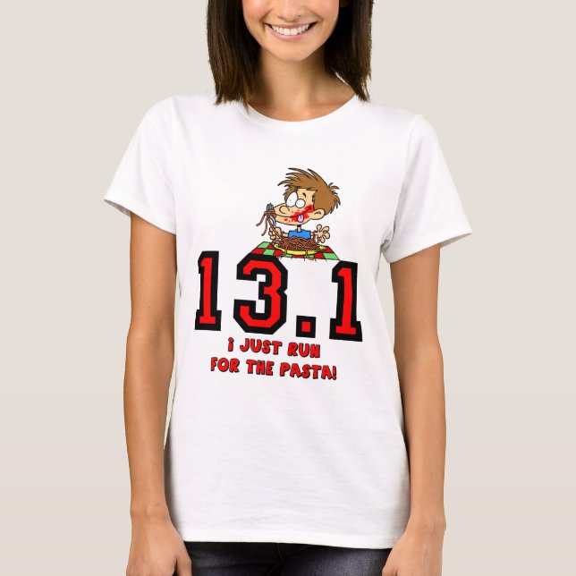Funny half marathon T-Shirt (Front)