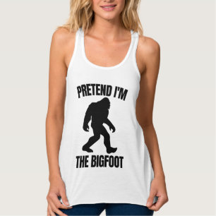 Funny Halloween 2020 - Pretend I'm The Bigfoot Singlet