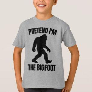 Funny Halloween 2020 - Pretend I'm The Bigfoot   T-Shirt