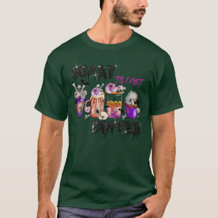 Funny Halloween 2022 Coffee Scary Til I Get Coffee T-Shirt