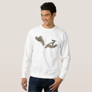 Funny Halloween 6 7 Meme Skeleton Hands Hoodie