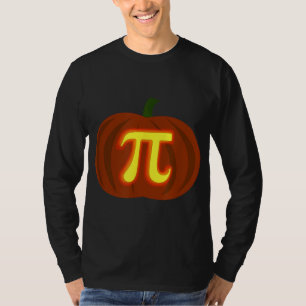 Funny Halloween and Thanksgiving Pumpkin Pi Math T-Shirt