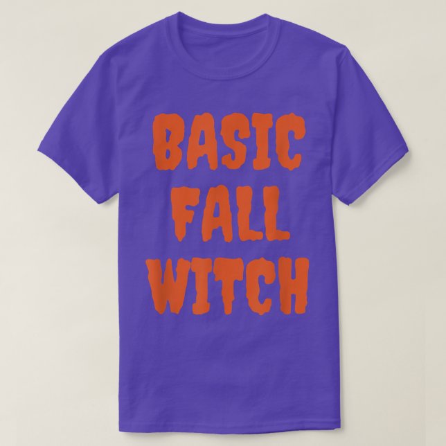 Funny Halloween Basic Fall Witch Halloween 917  T-Shirt (Design Front)