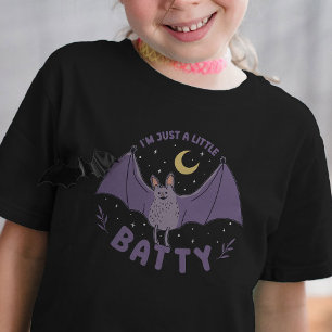 Funny Halloween Batty Bat Pun T-Shirt