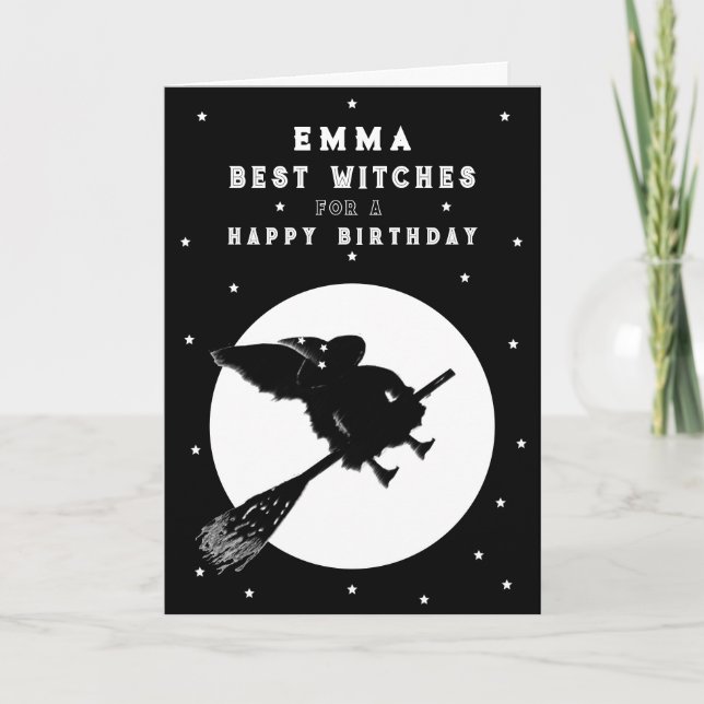 Funny Halloween Birthday Card (Front)