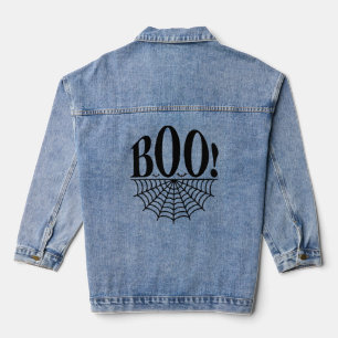 Funny Halloween boo Denim Jacket