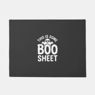 Funny Halloween Boo Sheet Ghost Design_1 Doormat