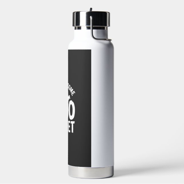 Funny Halloween Boo Sheet Ghost Design_1 Water Bottle (Left)