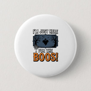 Funny Halloween Boos Vintage Ghost Shirt Design_1 6 Cm Round Badge