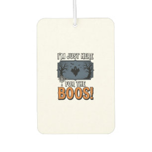 Funny Halloween Boos Vintage Ghost Shirt Design_1 Car Air Freshener