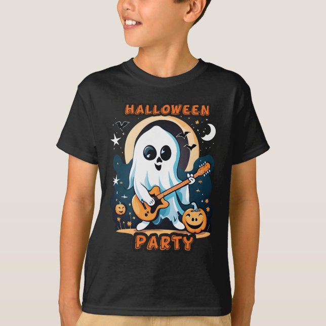 funny halloween boy t-shirt (Front)
