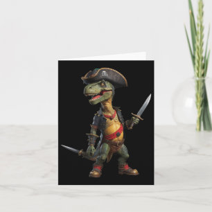 Funny Halloween Boys Kids Men Toddlers Dinosaur Tr Card