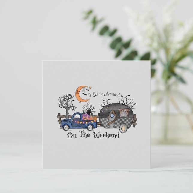 Funny Halloween Camping (Standing Front)