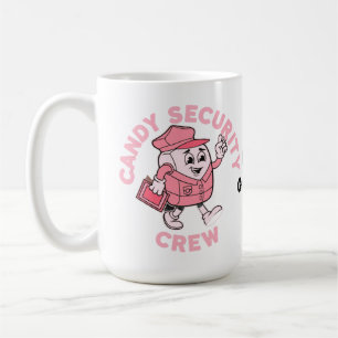 Funny Halloween Candy Quote Candy Security Crew Coffee Mug
