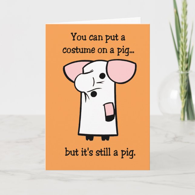 Funny Halloween card (Front)